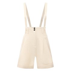 Шорты из хлопка и льна Isabel Benenato