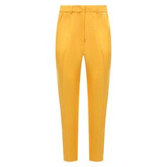 Брюки из вискозы и льна Liu Jo