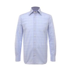 Рубашка из хлопка и льна Zilli