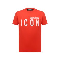 Хлопковая футболка Icon Dsquared2
