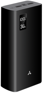 Аккумулятор внешний универсальный AccesStyle Bison 30PQD Black 30000мAч, черный
