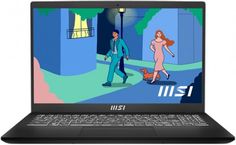 Ноутбук MSI Modern 15 B12M-235RU 9S7-15H112-235 i7-1255U/16GB/512GB SSD/Iris Xe Graphics/15" FHD/WiFi/BT/Win11Pro/black
