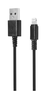 Кабель интерфейсный SUNWIND 1392713 USB (m)-Lightning (m) 1.2м черный блистер