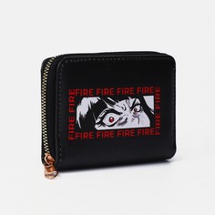Кошелек на молнии, цвет черный NO Brand