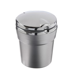Пепельница для авто torso с подсветкой, 7.5×9 см, хром