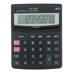 Калькулятор настольный, 8 - разрядный, sdc - 878v, двойное питание NO Brand