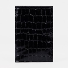 Обложка для паспорта, цвет черный Textura