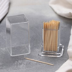 Подставка под зубочистки, 5×5×7,5 см, прямоугольная Доляна