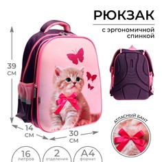 Рюкзак каркасный calligrata, 39х30х14 см,