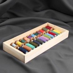 Ящик для рукоделия, деревянный, 34 × 15 × 4,5 см NO Brand