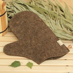 Рукавица серая, русский войлок, 100% NO Brand