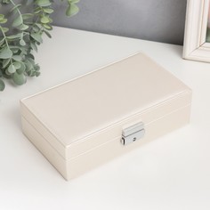 Шкатулка кожзам для украшений NO Brand