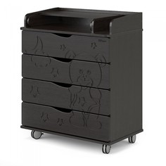 Комоды Комод Pituso Мишутка Орион 804 ПВХ с шариковыми направляющими (4 ящика)