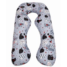 Наволочки AmaroBaby Наволочка к анатомической подушке для беременных Котики 340х72