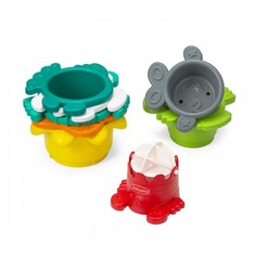 Игрушки для ванны Infantino Разноцветные стаканчики-сито для ванны