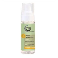 Косметика для мамы Greenini Пенка для умывания с витамином С для очищения и защиты кожи лица 150 мл