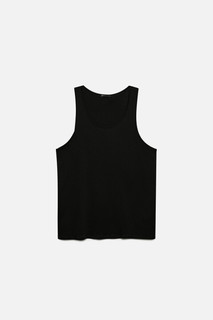 Майка прямая хлопковая с круглым вырезом Befree