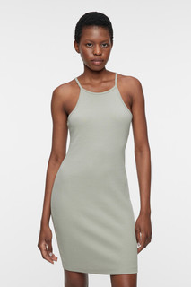 Платье-майка облегающее в рубчик на тонких бретелях Befree