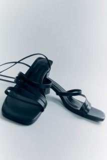 туфли ремешковые женские Босоножки низкие с завязками на щиколотке Befree