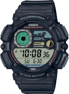 Японские наручные мужские часы Casio WS-1500H-1AVEF. Коллекция Digital