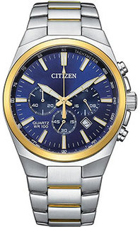 Японские наручные мужские часы Citizen AN8176-52L. Коллекция Chronograph