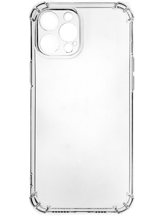 Клип-кейс PERO силикон для Apple iPhone 12 Pro Max прозрачный усиленный ПЕРО