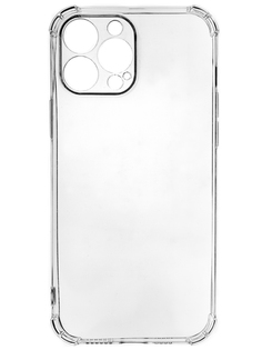 Клип-кейс PERO силикон для Apple iPhone 13 Pro Max прозрачный усиленный ПЕРО