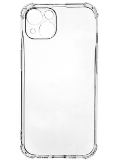 Клип-кейс PERO силикон для Apple iPhone 13 прозрачный усиленный ПЕРО