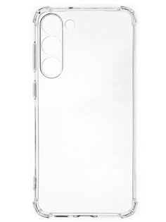 Клип-кейс PERO силикон для Samsung S23 Plus прозрачный усиленный ПЕРО
