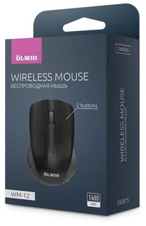 Мышь Olmio WM-12 (черный)