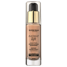 Основа тональная для лица DEBORAH INSTANT LIFTING EFFECT с лифтинг эффектом тон 04 абрикосовый