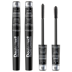 Тушь для ресниц DEBORAH MASCARA DOUBLE EFFECT двойной эффект тон черный