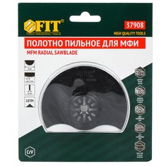 Полотно пильное 18 TPI, для МФИ, дисковое, ступенчатое, d87мм, шаг 1,4мм, блистер, Fit, Fit, CrV, 37908 F.It