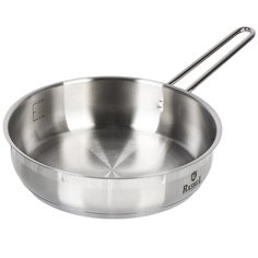 Сковорода нерж сталь, 24 см, RasheL, R-1/24, индукц