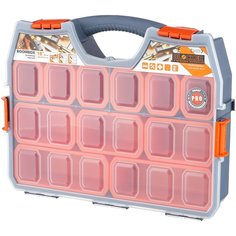 Ящик-органайзер для инструментов, 18 , 46.2х36.5х9.2 см, пластик, Blocker, Boombox, пластиковый замок, BR3772