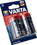 Батарейка VARTA LONGLIFE MAX P. D бл.2