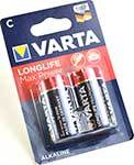 Батарейка VARTA LONGLIFE MAX P. C бл.2