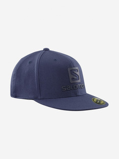 Бейсболка Salomon Logo Flexfit, Синий