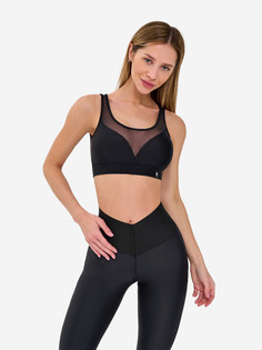 Спортивный топ бра Bona Fide Gemini Top "Black", Черный