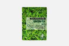 Тканевая маска для лица с зеленым чаем Orjena