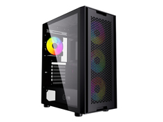 Корпус Powercase Alisio X4B ATX без БП Black CAXB-L4