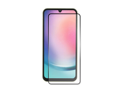 Защитное стекло DF для Samsung Galaxy A24 4G Full Screen + Full Glue Black Frame sColor-136