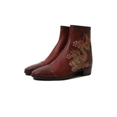 Кожаные сапоги Gucci