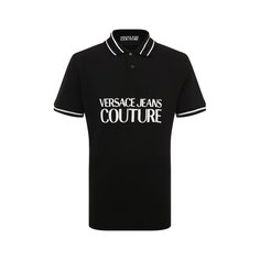 Хлопковое поло Versace Jeans Couture