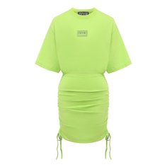 Хлопковое платье Versace Jeans Couture