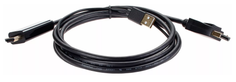 Кабель-переходник VCOM CG599AC-1.8M HDMI(M) USB/DP(M) 4K*60Hz 1.8M