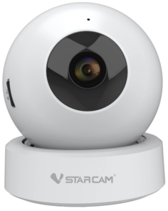 Видеокамера IP Vstarcam G8843WIP (белая) 2МП внутренняя поворотная Wi-Fi c ИК-подсветкой до 10м