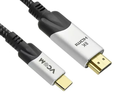 Кабель-адаптер VCOM CU423MCV-1.8M USB 3.1 Type-Cm/HDMI A(m) 8K/30Hz, 1.8m, aluminium shell