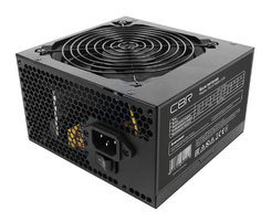 Блок питания ATX CBR PSU-ATX600-12GM 600W 80+ Bronze, APFC, черный