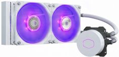 Система охлаждения жидкостная Cooler Master MasterLiquid ML240L V2 RGB White Edition LGA2066/2011-v3/2011/115x/AM4/AM3/+/AM2/+/FM2/+/FM1 (aluminum, 2*